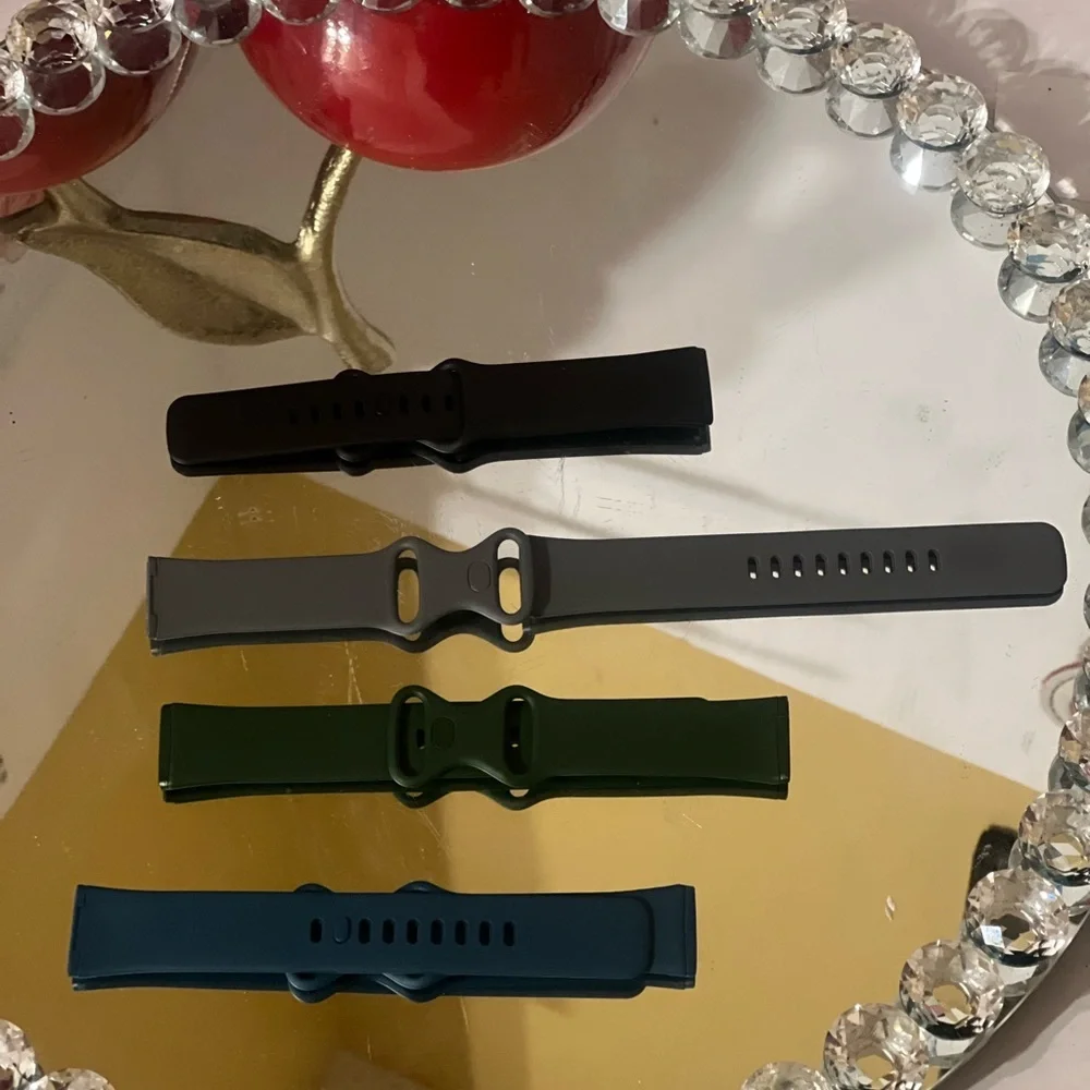 Stylish Men's Watch Bands Set - Black, Green, Blue, Gray set